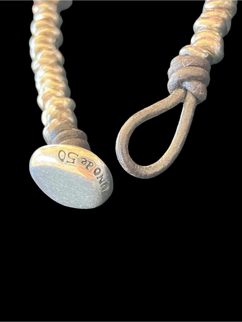 UNO DE 50 Stamped Retired Bracelet “The Desert PEARL